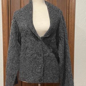 NWOT GAP Shawl Collar Sweater Sz. L